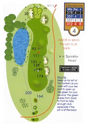 Ellenbrook Course Guide Hole 4