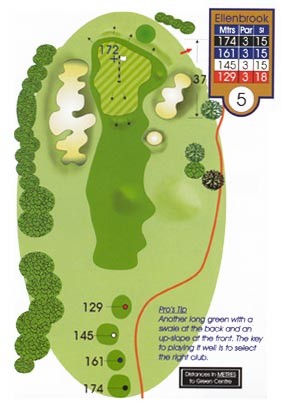 Ellenbrook Course Guide Hole 5