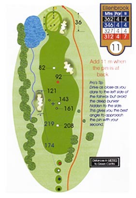 Ellenbrook Course Guide Hole 11