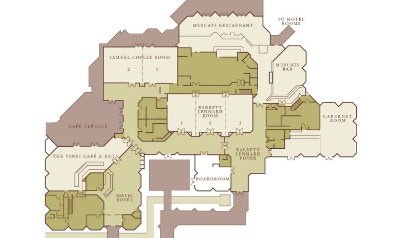 Resort Conference Venue Layout Map